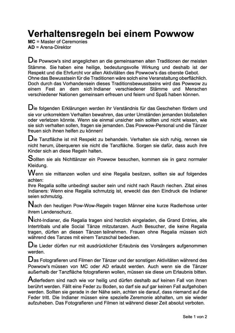 Vereinssatzung Bild 1