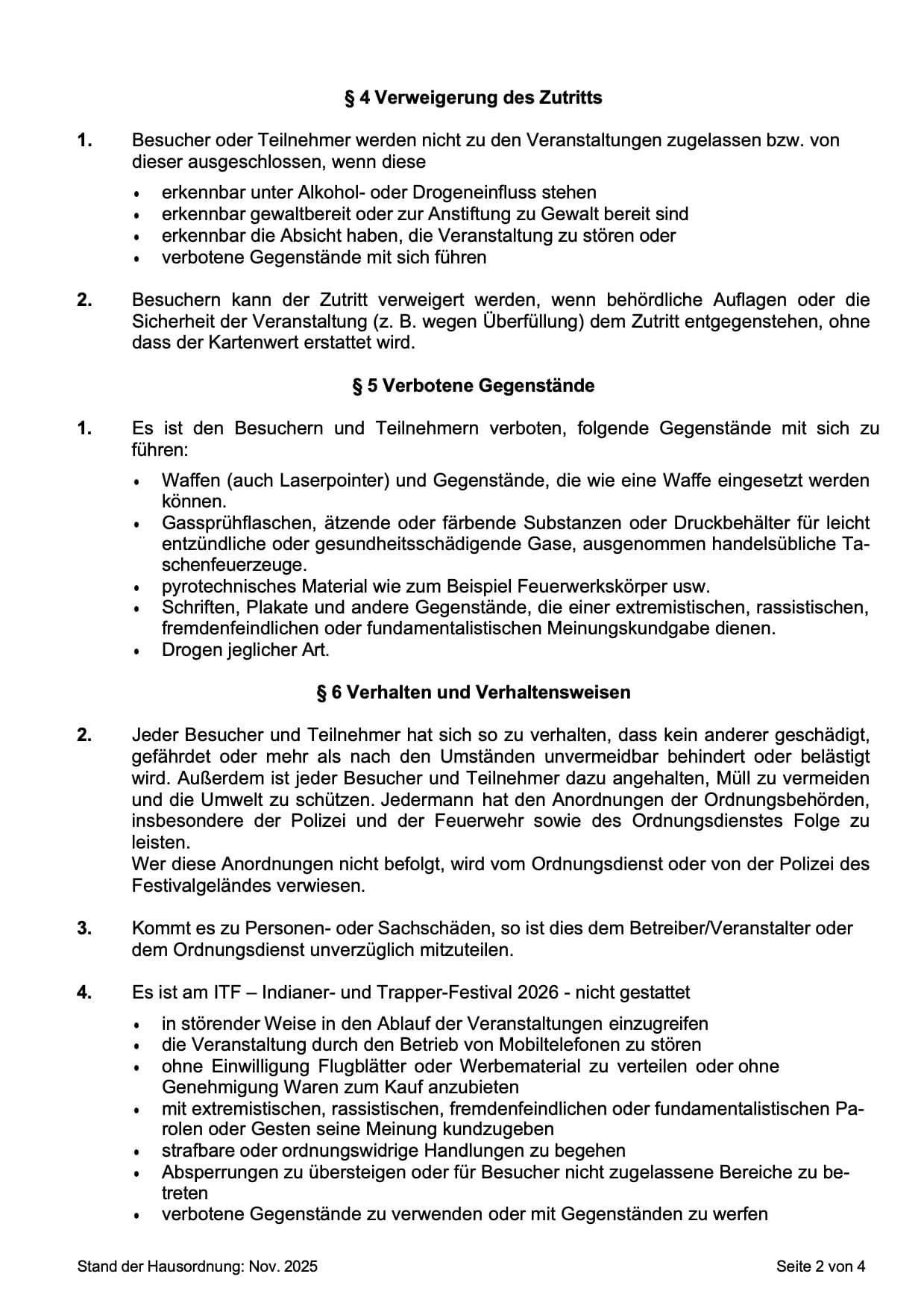 Vereinssatzung Bild 2