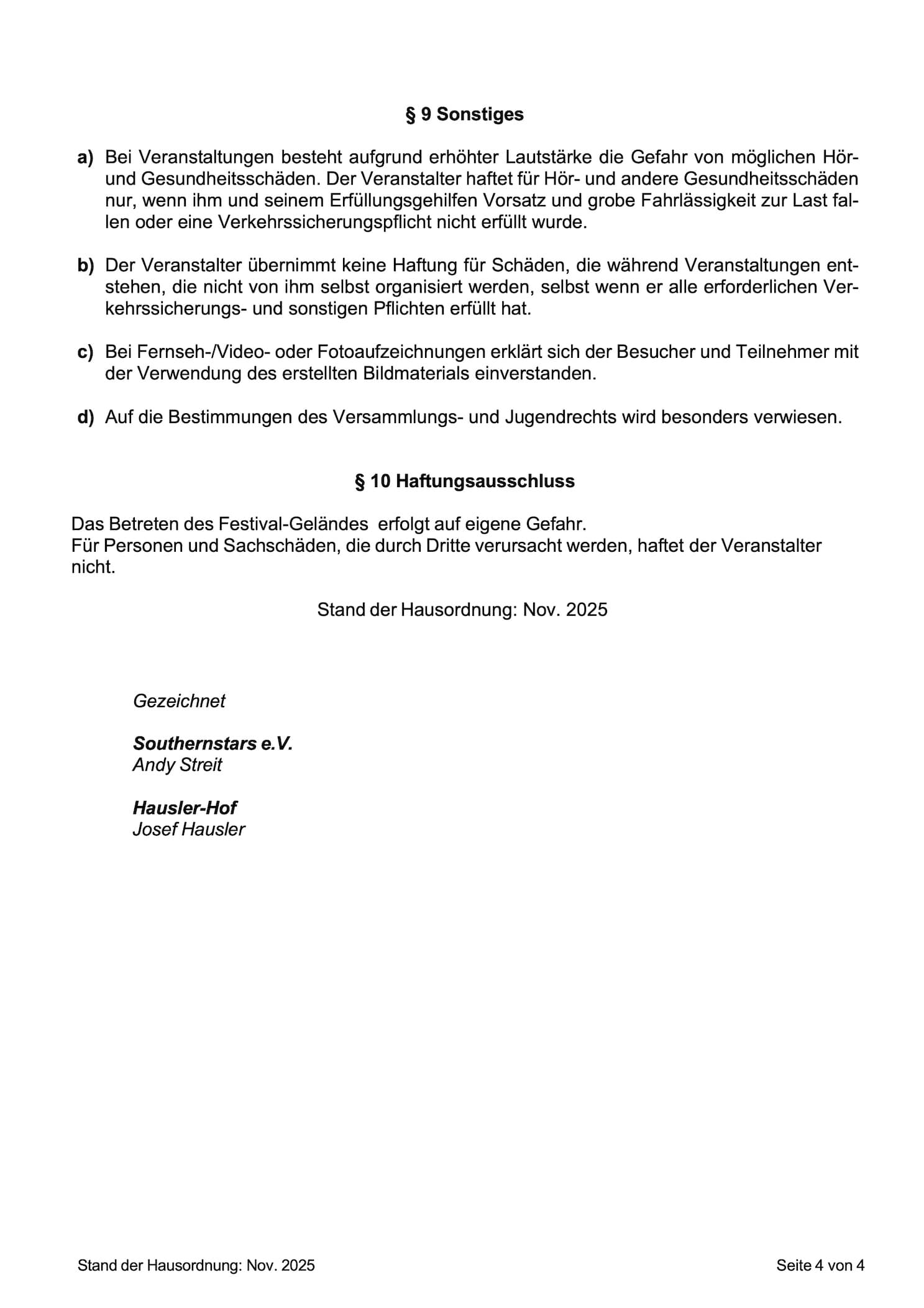 Vereinssatzung Bild 4